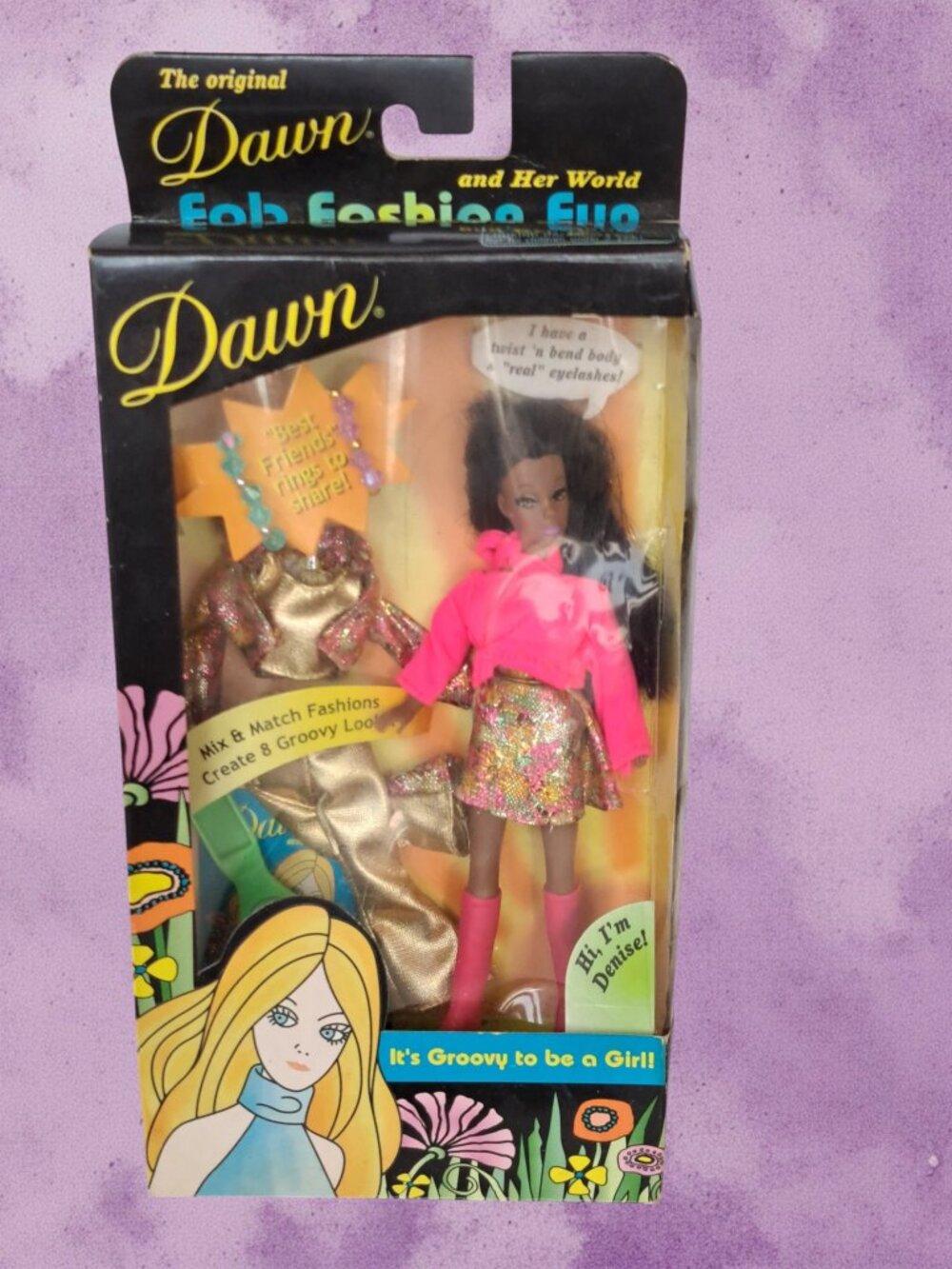 Dawn and Her World Fab Fashion Denise Doll 2005, Rare Toy